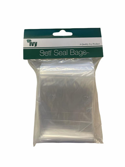 Pack of 100 75x85mm Mini Self Seal Bags