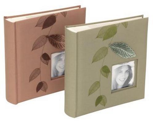 Kenro Summer Garden Leaf Slip In Photo Album holds 200 6x4" 10x15cm Brown
