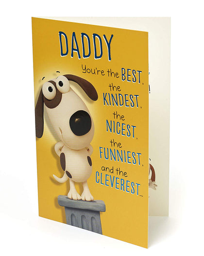 Daddy You're The Best Father's Day Card
