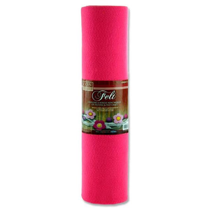 45cm X 5m Pink Felt Roll by Icon Craft