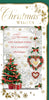 Box of 20 Christmas Tree Design Luxury Slim Greetings Cards With Envelopes