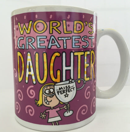 World's Greatest Daughter Novelty Coffee/Tea Mug