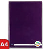A4 160 Pages Grape Juice Purple Hardcover Notebook by Premto