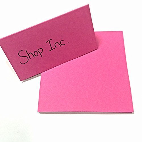Pack Of 10 Quality Dark Pink Colour Place Cards