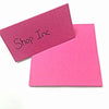 Pack Of 10 Quality Dark Pink Colour Place Cards