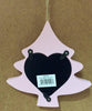 Baby's 1st Christmas Pink MDF Christmas Tree Photo Hanging Decoration