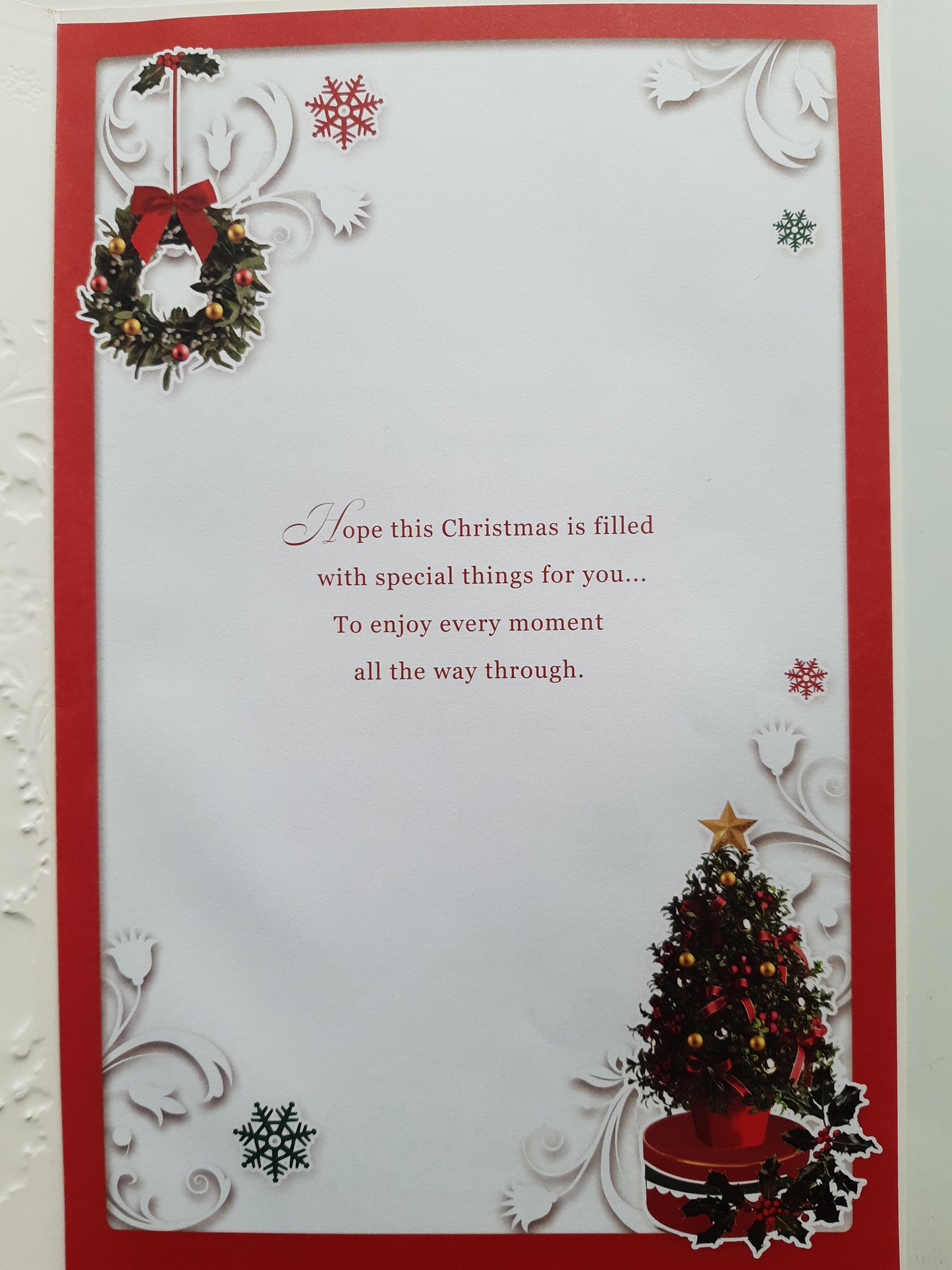 Especially For You Sleigh With Gifts Design Open Christmas Card