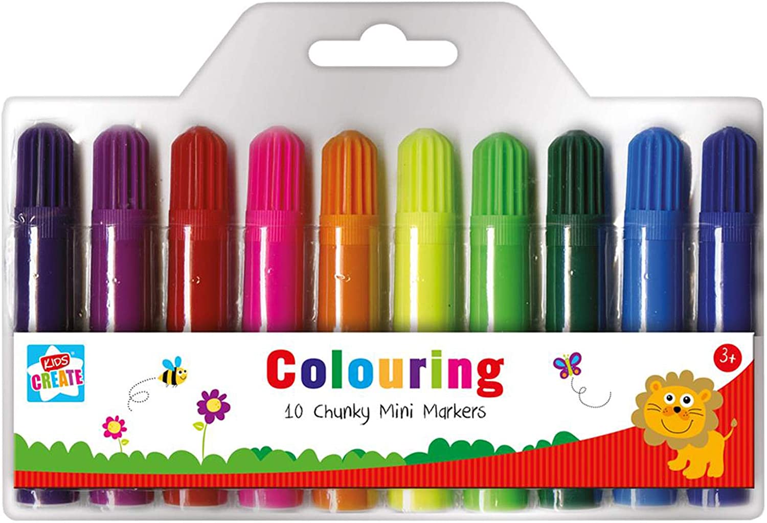 Pack of 10 Chunky Mini Markers
