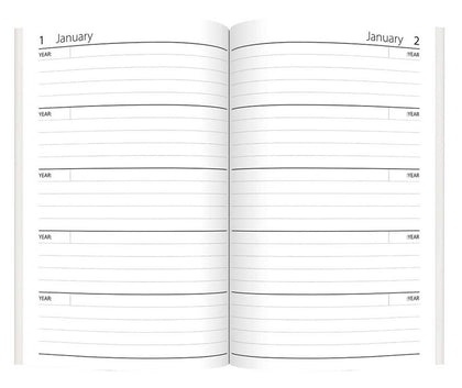 Single A5 Day A Page Index Fabric Diary