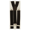 X Shape Trouser Braces Black with Strong Metal Clips