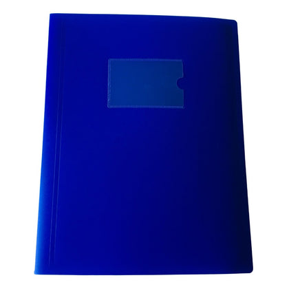 A4 Blue Flexible Cover 20 Pocket Display Book