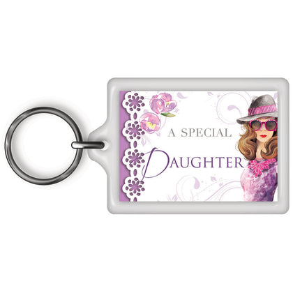 A Special Daughter Celebrity Style World's Best Keyring