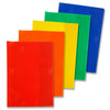 Pack of 5 A4 Pvc Assorted Colours Book Covers by Student Solutions
