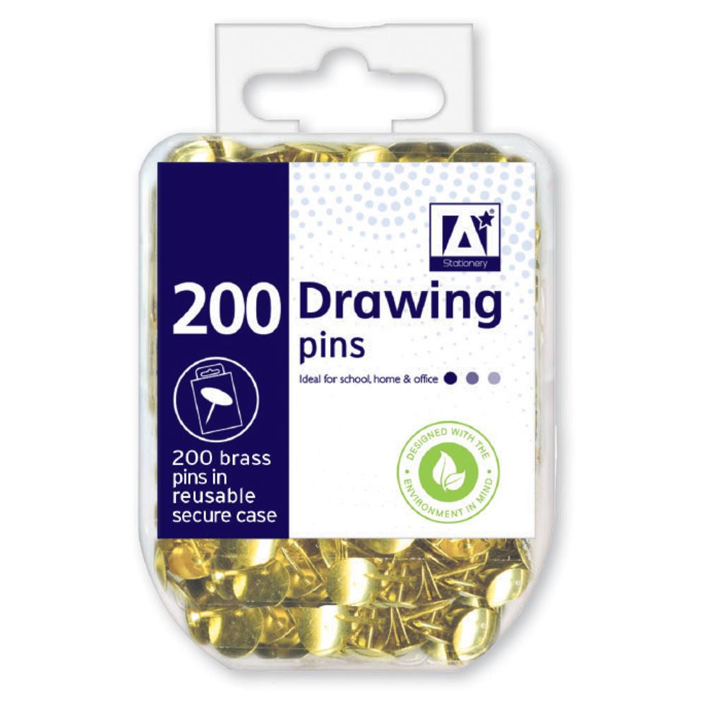 Box of 200 Drawing Pins– Choice Wholesale