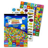 Book of 12 Sheets of 2500+ Deluxe Reward Stickers by Clever Kidz