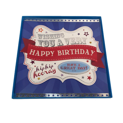 Large Wishing You a Very Happy Birthday Greeting Card