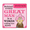 Aunty Acid Coaster Behind Every Great Man