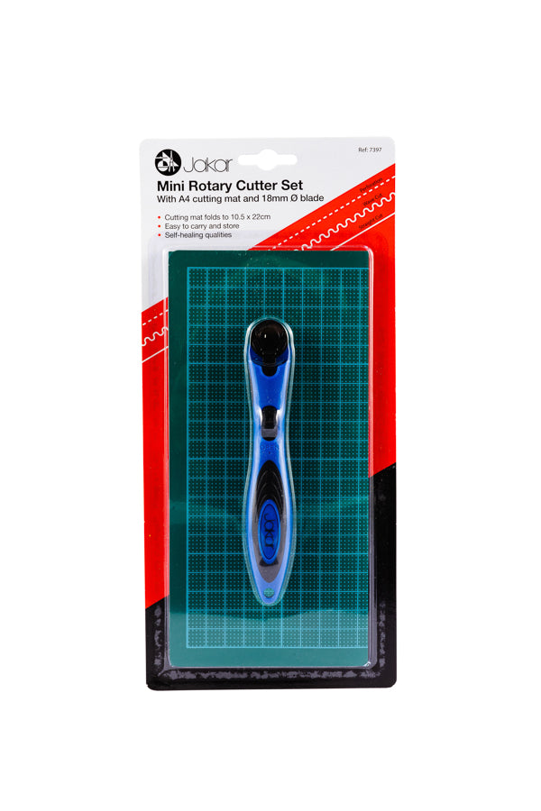 Mini Rotary Cutter Set With A4 Folding Cutting Mat