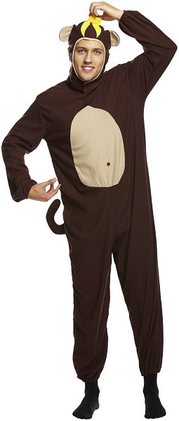 Adult Monkey Fancy Dress Costume