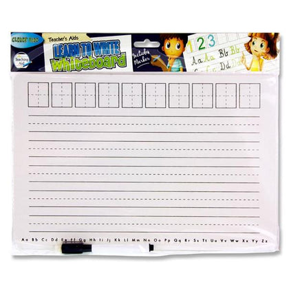 Teacher's Aid Learn to Write Whiteboard with Marker by Clever Kidz