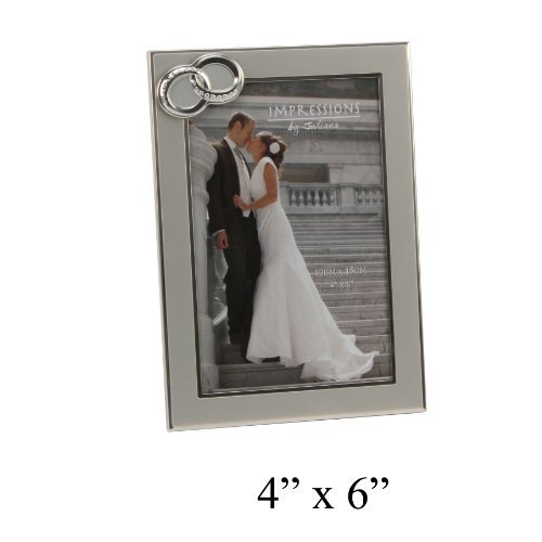 Aluminium Two Tone Ring Icon Photo Frame Gift Keepsake Impressions