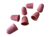 Pack of 12 Red No.00 Rubber Thimblettes - Extra Small Thimble Finger Cones