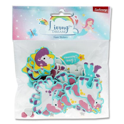 Unicorn Foam Stickers by Emotionery