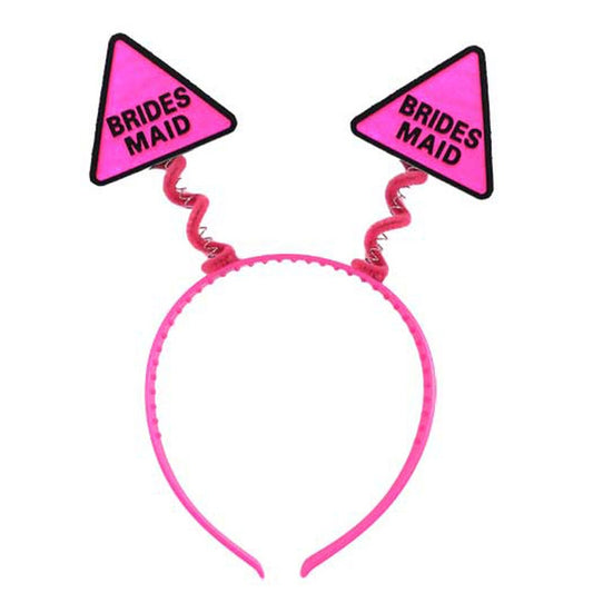 Head Bopper Bridesmaid Hot Pink