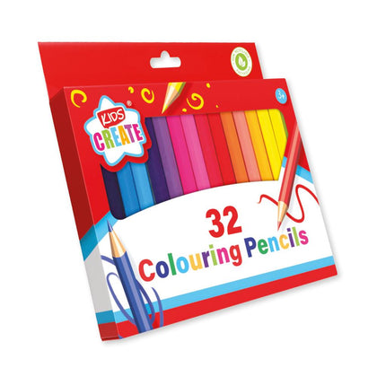 Pack of 32 Mini Colouring Pencils