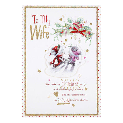 Wife Christmas Card 'Special Times'