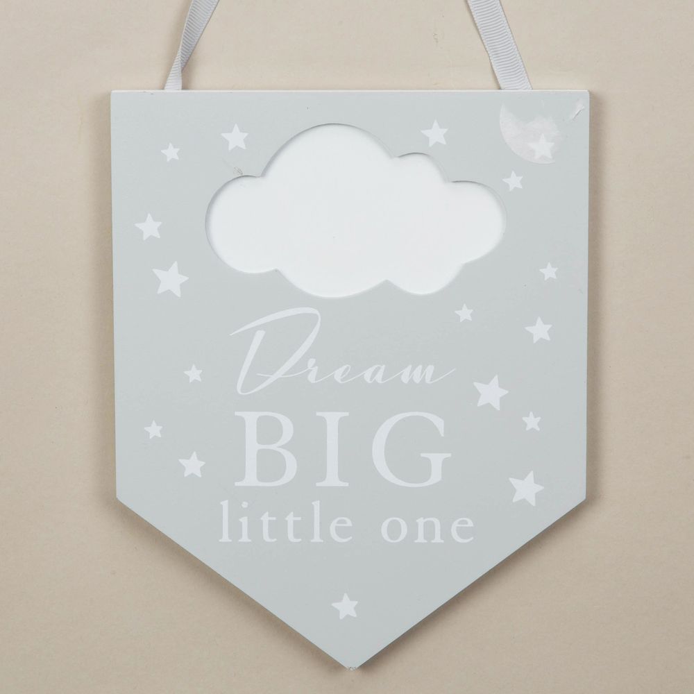 Bambino Baby Banner Plaque - Dream Big