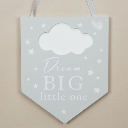 Bambino Baby Banner Plaque - Dream Big