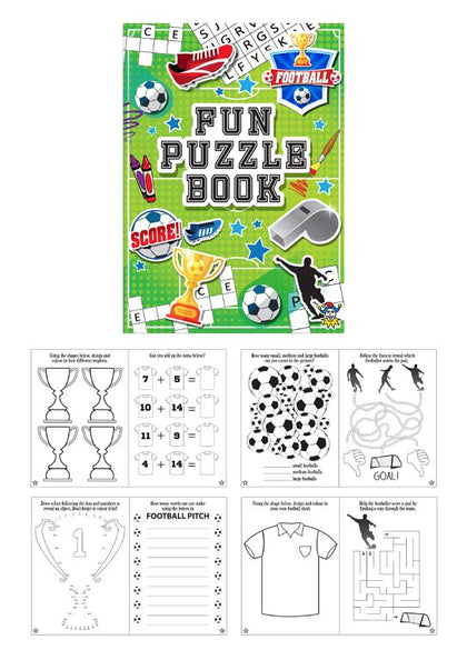 Mini Football Puzzle Book 10.5x14.5cm