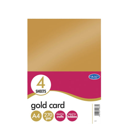 4 A4 Gold Card 270gsm