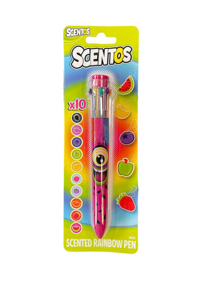 10-in1 Colour Scented Rainbow Pen by Scentos