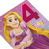 "Rapunzel" Disney Princess 4th Birthday Card