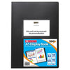 A5 FlexiCover 40 pocket Display Book (Black)