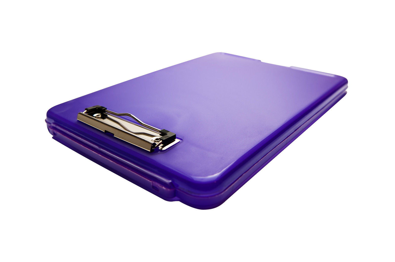 A4 Purple Clipboard Box File - Storage Filing Case