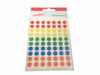 Pack of 560 Assorted Coloured 8mm Round Labels - Stickers
