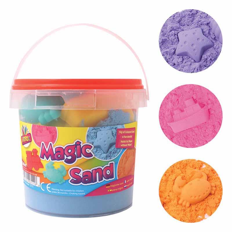 Magic Sand With Tools In Carry Tub– Choice Wholesale