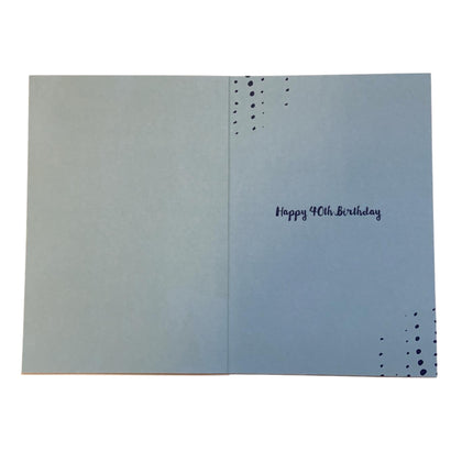 40th Chapter Of Adventure Age 40 Birthday Card