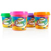 Pack of 4 Assorted 140g Pots Moulding Clay With Mould Lid by World of Colour
