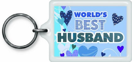 World's Best Husband Sentimental Keyring