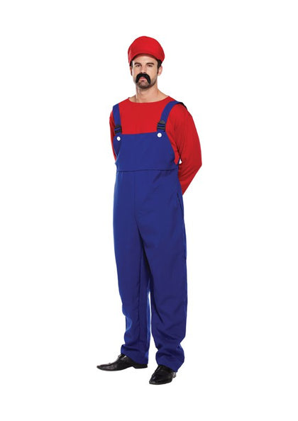 Adult Super Workman Fancy Dress Costume