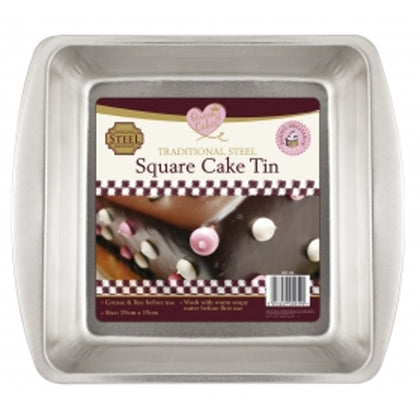 Steel Square Cake Tin