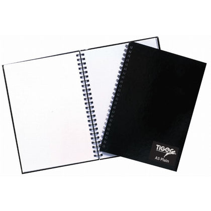 Pack of 5 TwinWire A5 60 Sheet Plain Notebook
