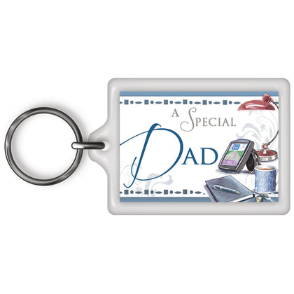 A Special Dad Celebrity Style World's Best Keyring