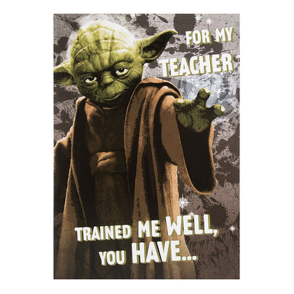 Star Wars Thank You Teacher Card 