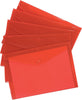 Pack of 12 A4 Red Q-Connect Polypropylene Document Folder
