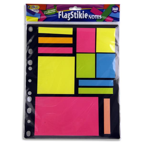 Pack of 360 Pieces Flag Sticky Notes by Stik-ie– Choice Wholesale